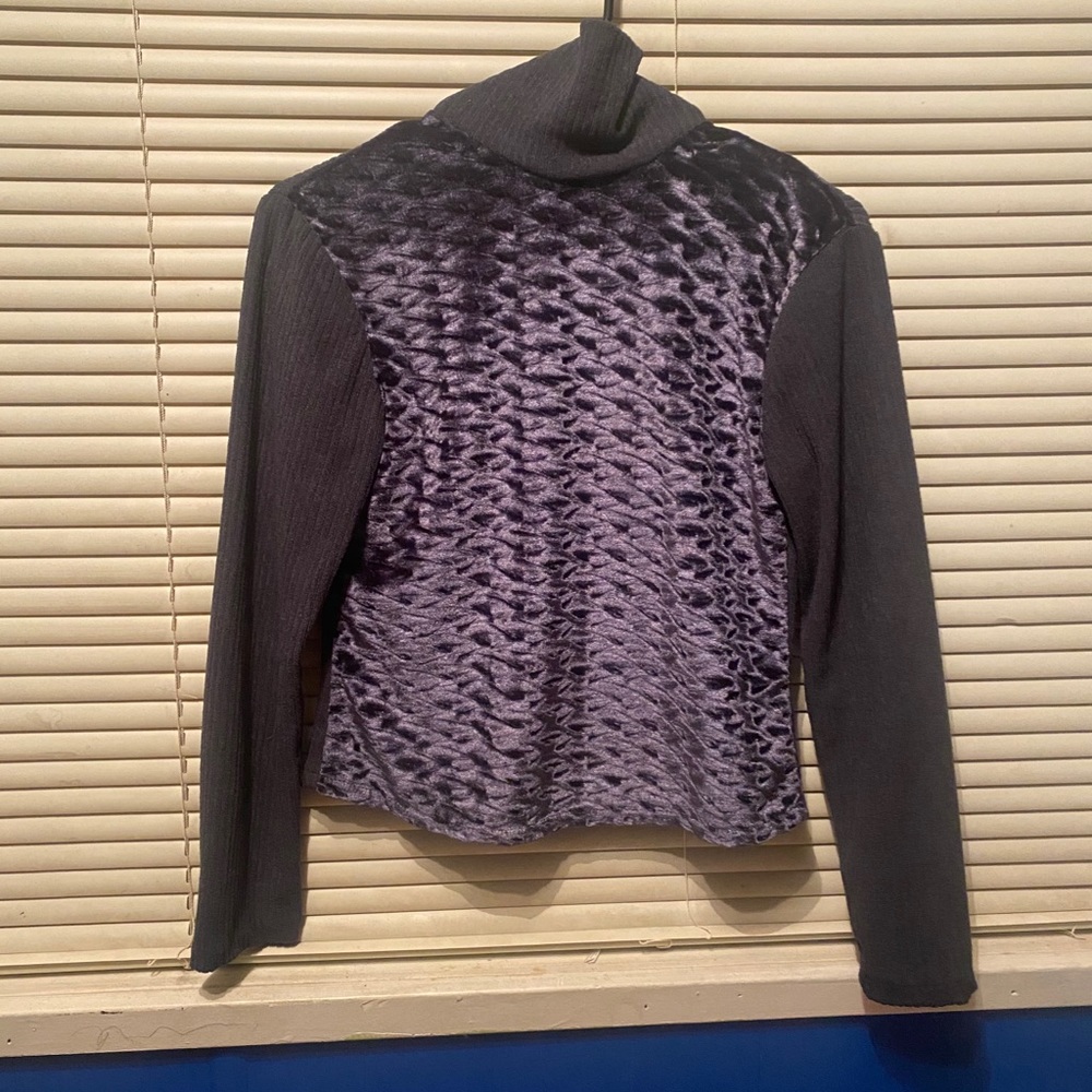 navy blue turtleneck